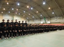 呼名される卒業生