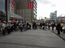 クレセントモールでの開会式