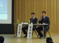 右から根本さん(26回)と吉澤さん(28回)