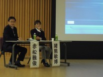 右から猪熊さん(35回)と赤松さん(37回)