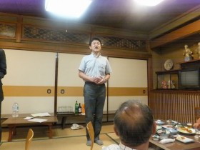 宮田幹郎さん(高32回)乾杯の音頭
