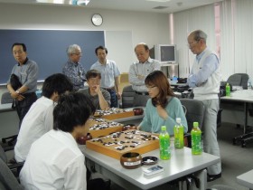 青葉かおり四段の指導碁