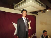 幹事を代表して冨山事務局長