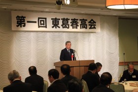 東葛春高会設立を熱く語る菊田準備会会長
