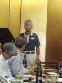 藤波 先輩（高16回）の乾杯のご発声