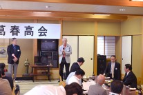 参加者最年長の千代田さんの乾杯の挨拶