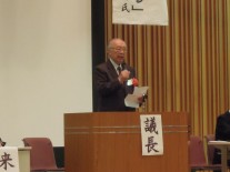 栄誉者代表挨拶の安孫子保様