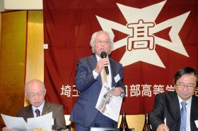 当会の安孫子会長の楸邨のお話