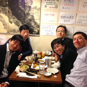 第1回春高OBロンドン飲み会はロンドンの和風居酒屋で開催されました。