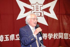 桜島について語る安孫子会長