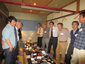 最後はもちろん校歌を熱唱