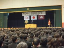 第70回卒業式校長式辞