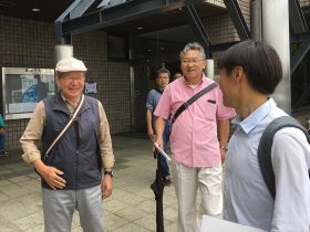 我孫子市鳥の博物館前（雨が・・・）