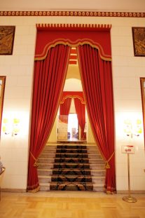 キリナーレ内レストランロッシーニへの入口