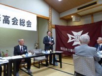 開智未来中学高等学校長　加藤友信さん挨拶