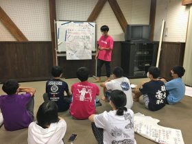 現地での調査研究の発表