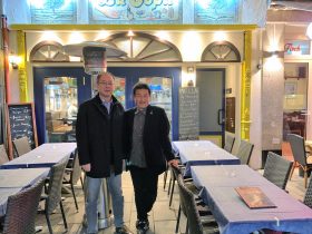 34回矢倉さんと36回黒岩さん　スペイン料理 La Copa にて