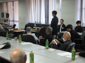 現役部員挨拶(1年横山君)