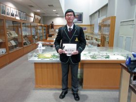 メルボルン高からの１か月間留学生、Max Yang君